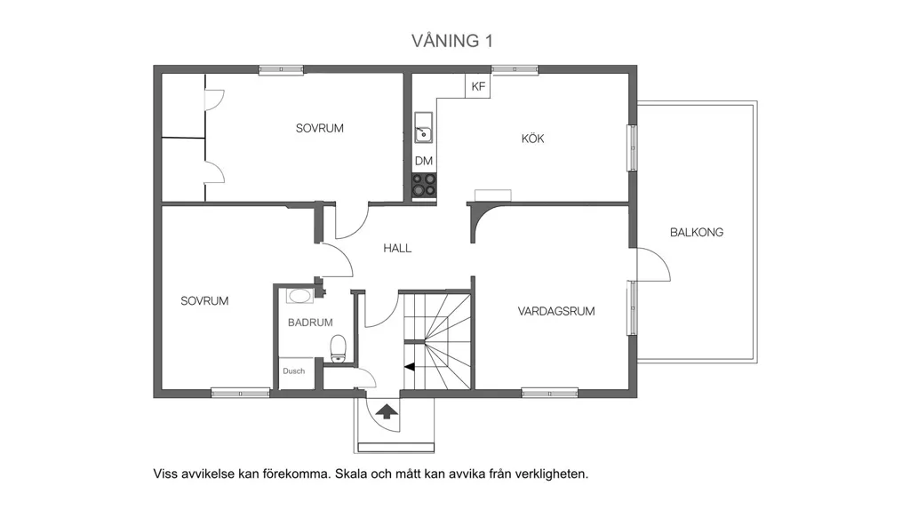 Plaan - Hyreshus with Three Apartments in Freja, Västerås