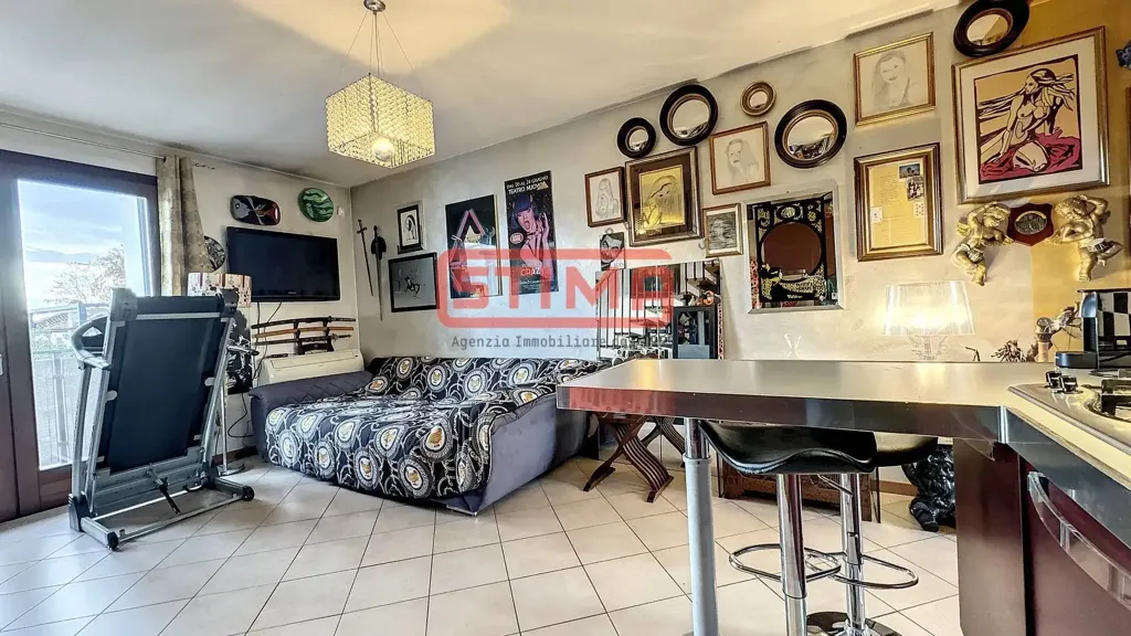 Séjour - Mini Duplex with Solarium in Preganziol