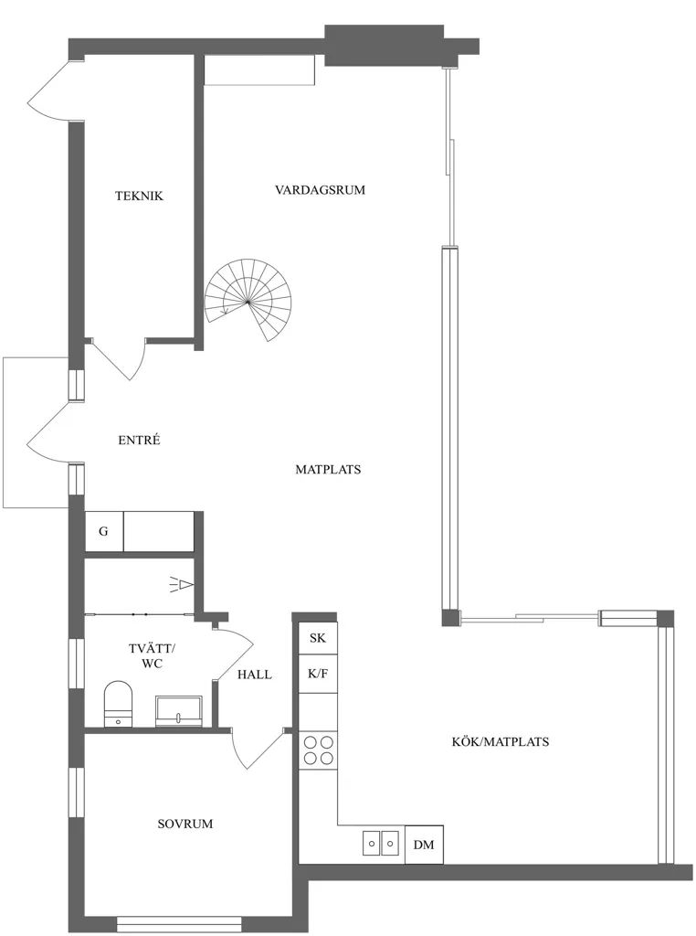 Floor Plan - Modern Seafront Villa in Söderköping
