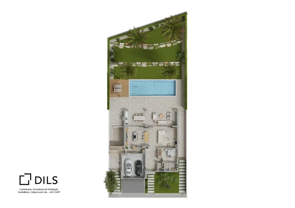 Plan - T4 Villa with Pool in Vilamoura