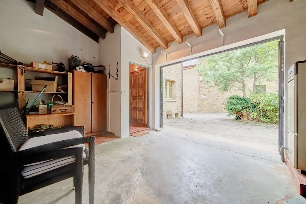 Garage - Independent Stone House with Garden in Valdorba