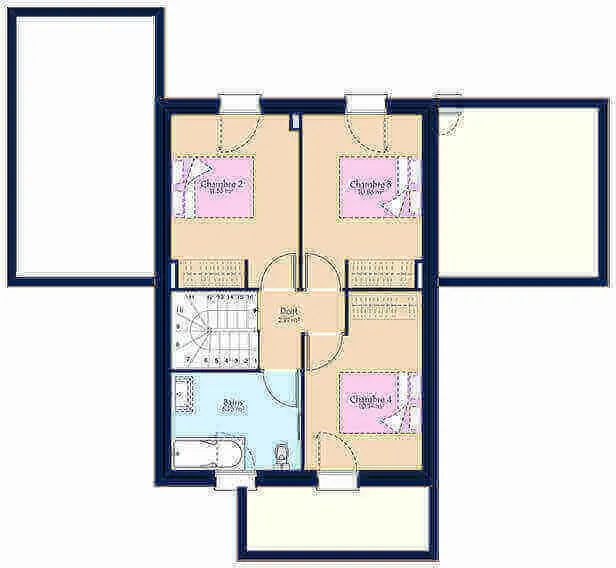Plaan - Traditional House with Garden in Aizenay