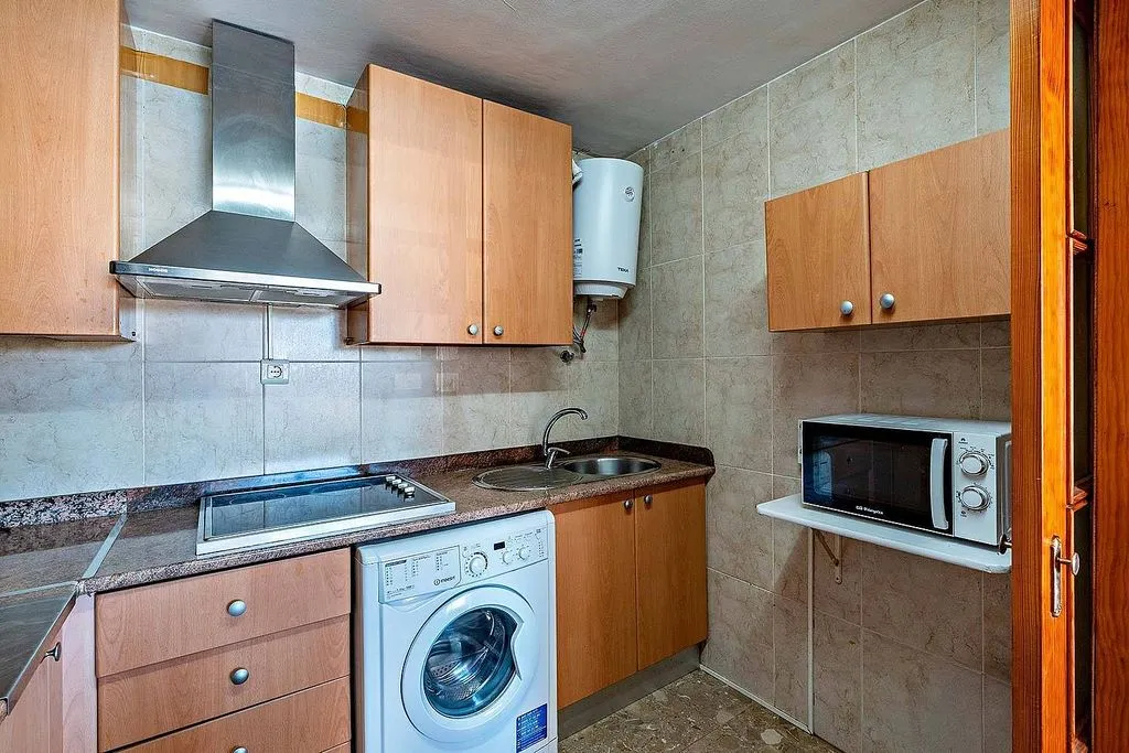 Kitchen - Apartment with Sea View in Aguadulce