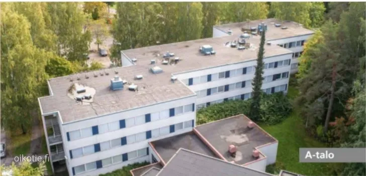 Vista aerea - Modernised Studio Flat in Mukkula, Lahti