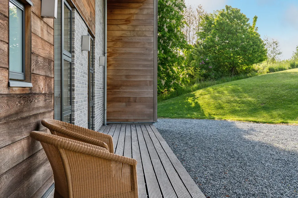 Terrasse - Modern House with Stringent Architecture in Stouby