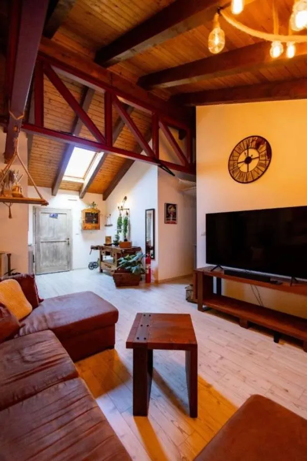 Séjour - Loft with Castle View in Gorizia