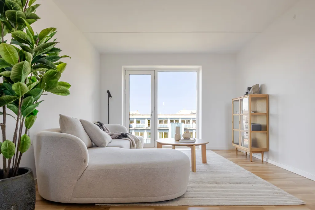 Wohnzimmer - Apartment with Balcony in Copenhagen N