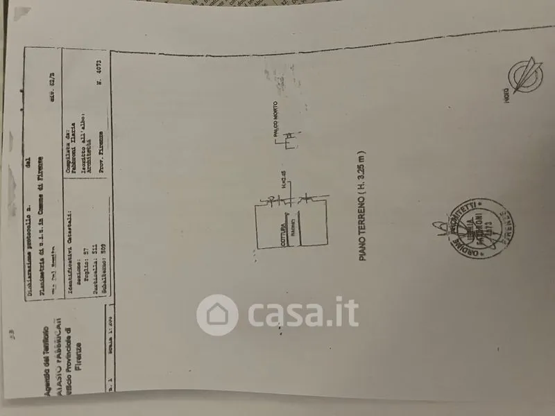 Plan - Ground Floor Flat with Private Parking in Florence