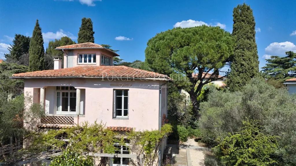 Vue aérienne - Maison 7 pièces à Montpellier