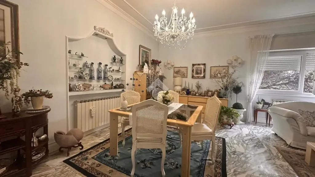 Söögituba - Penthouse with Sea View in Lido di Ostia Levante