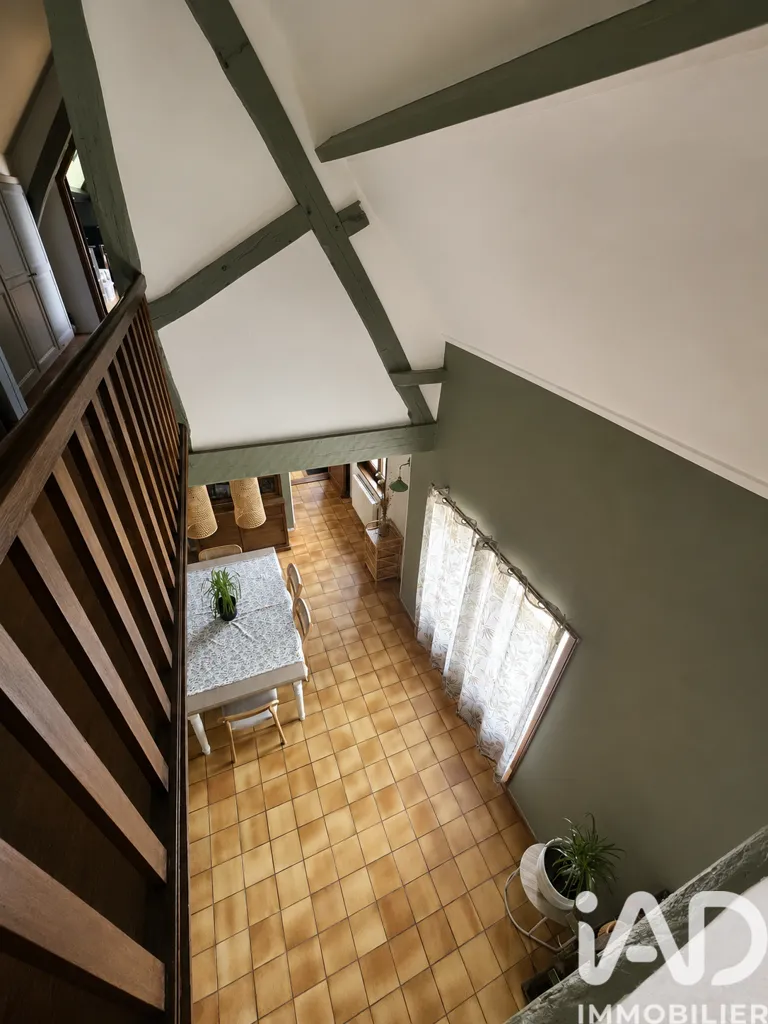 Salle à manger - Longère Charmante avec Jardin à Bosc-Édeline