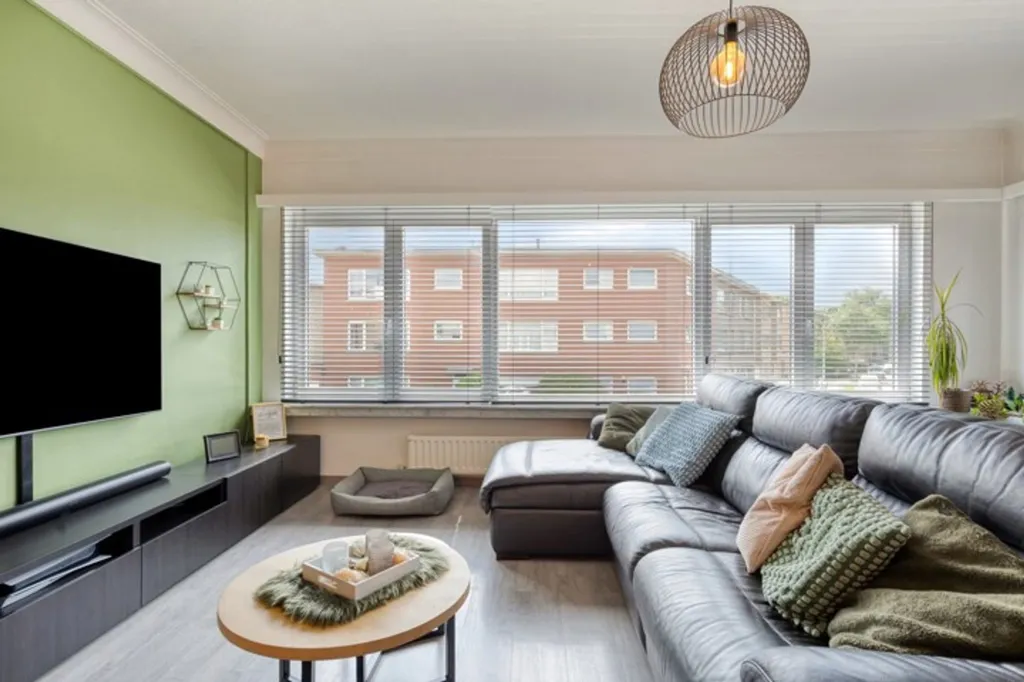 Living Room - Renovated Apartment with Terrace in Boechout