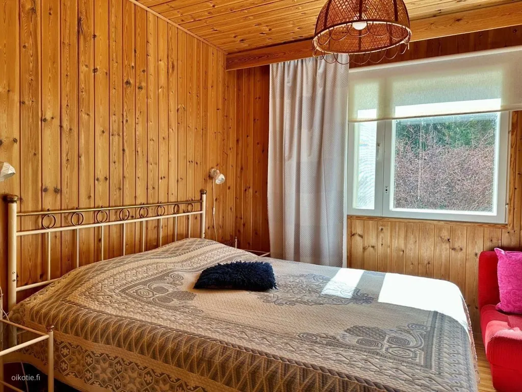 Bedrooms - Detached House with Lake View in Sysmä