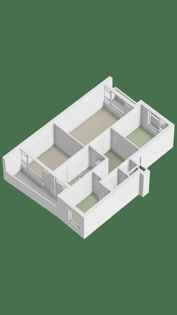 Plaan - 4-toaline korter asukohas Zwolle