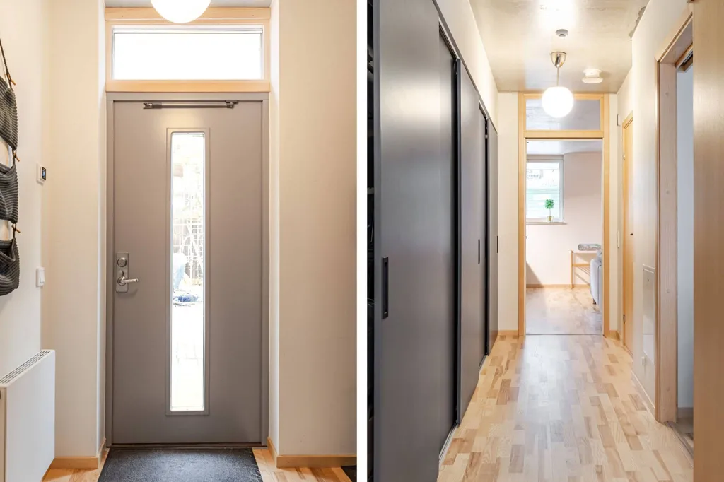 Entrée - Modern Flat with Balcony in Brunnshög
