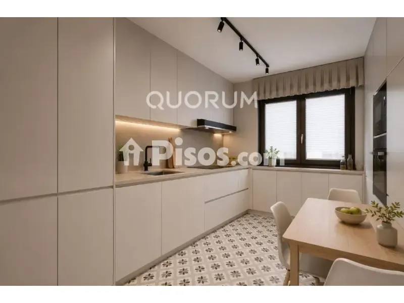 Köök - Apartment with Balcony in Basauri Centre
