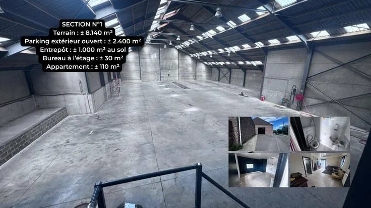 Warehouse with Parking near E420, 11,500m²