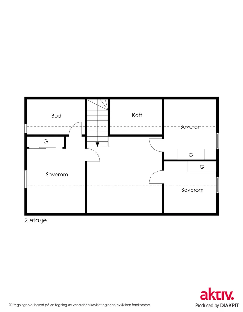 Plan - Modernised Detached House with Garden in Dyrsø