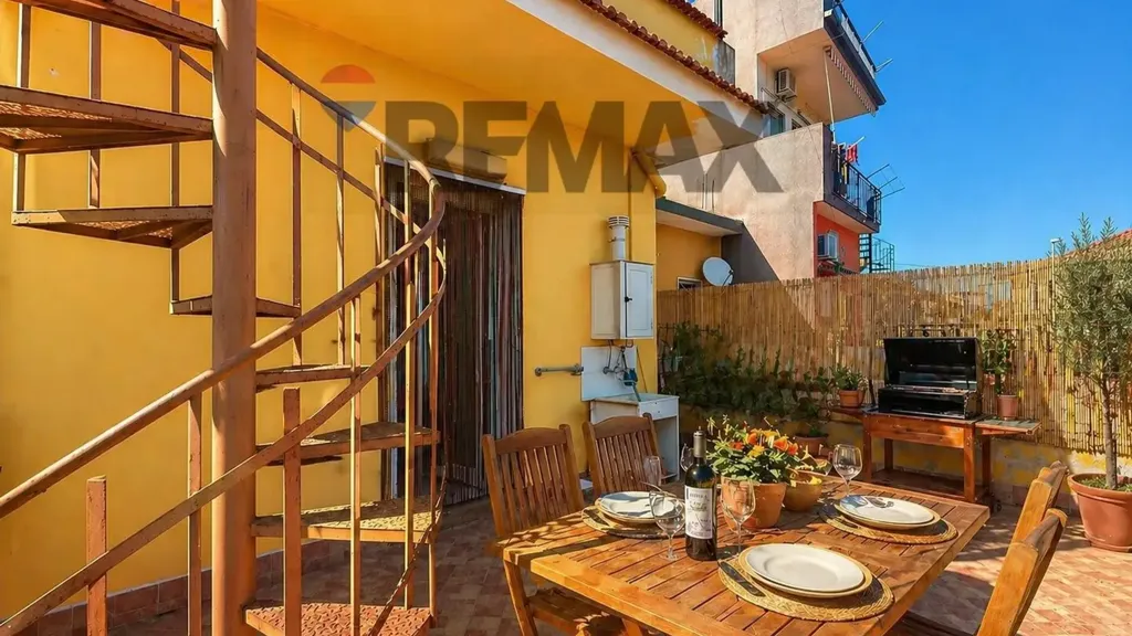 Terrace - Independent House with Terrace in Carruba, Riposto