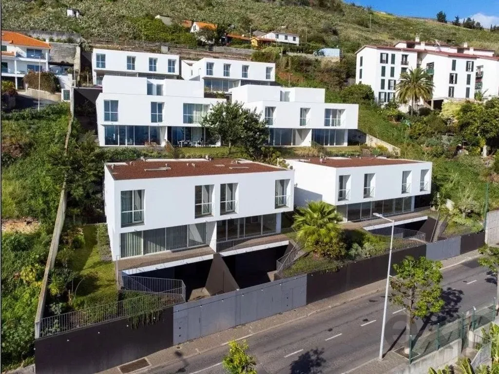 Aerial - Modern Villa with Ocean View in Funchal