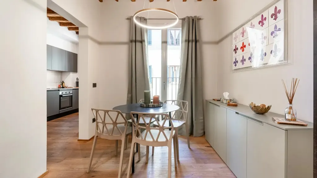 Sala da pranzo - Modernised Trilocale in Oltrarno, Florence