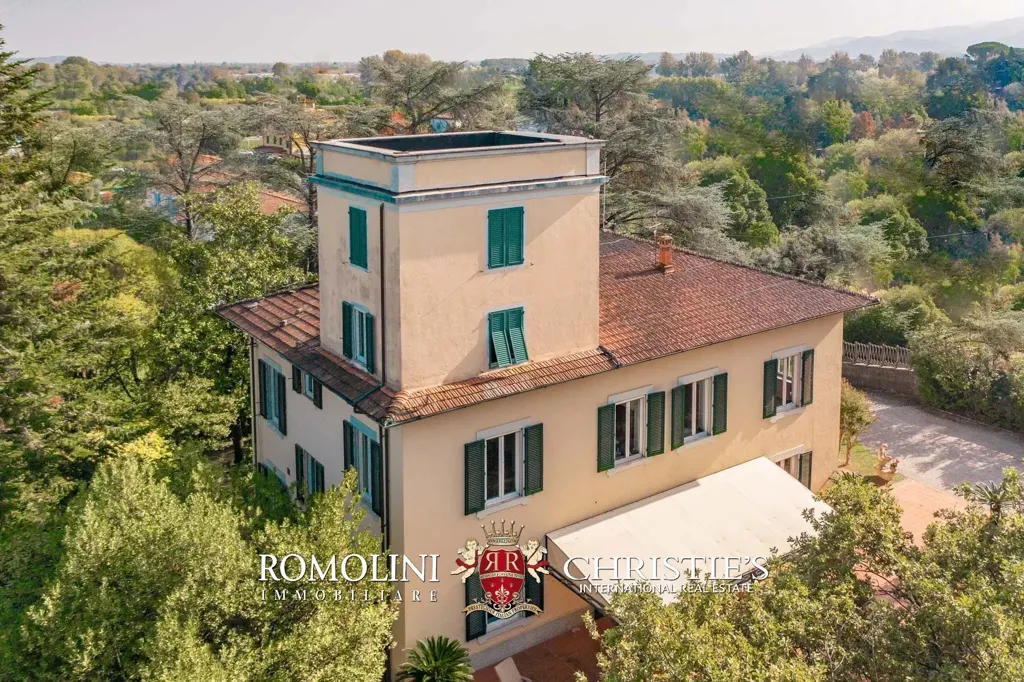 Vue aérienne - Restored Period Villa with Park in Lucca