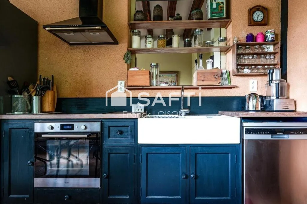 Cucina - Charming Hunting Lodge with Pool near Bléré