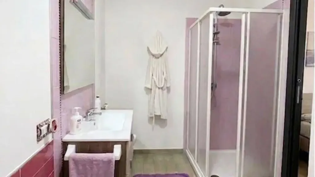 Salles de bain - Rear-Accessed Apartment with Private Garden in Ceccano