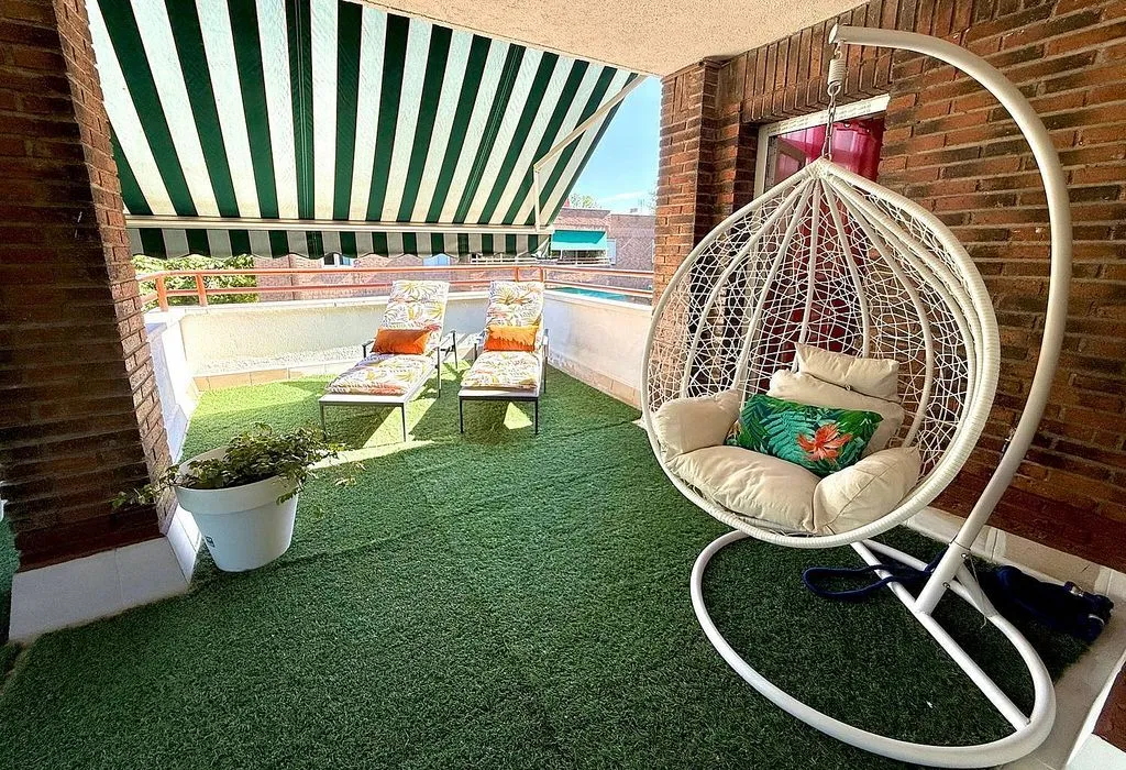 Terrace - Penthouse with Pool in Talamanca de Jarama