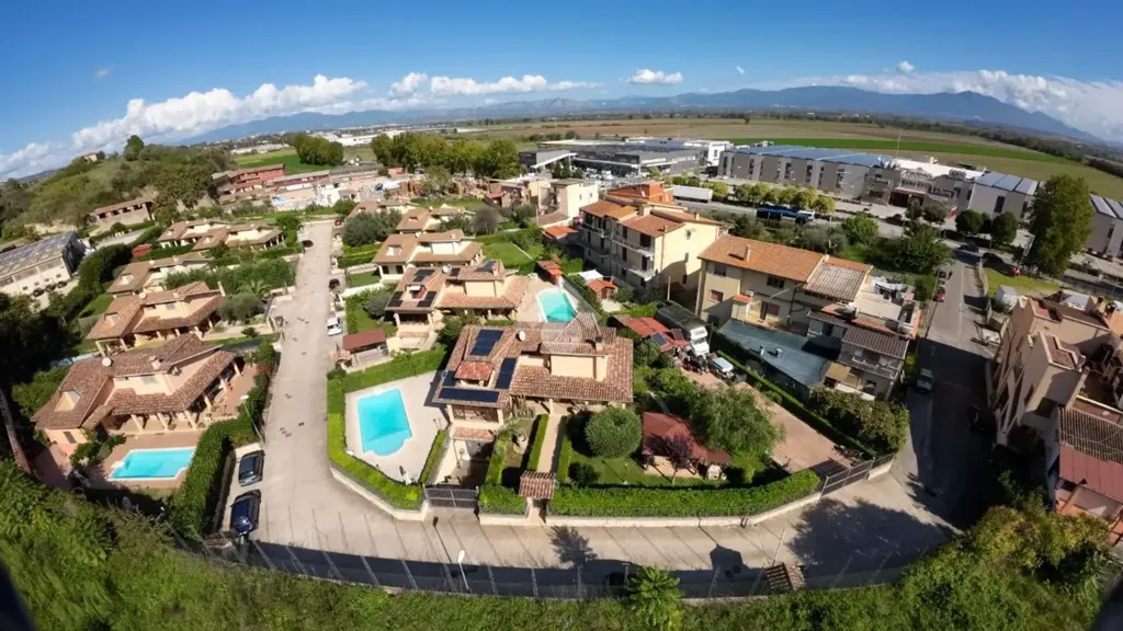 Vue aérienne - Villa with Pool in Capena, Via Tiberina
