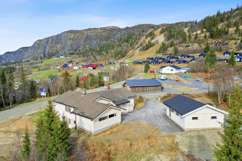 Vue aérienne - Detached House with Double Garage in Stavadalen