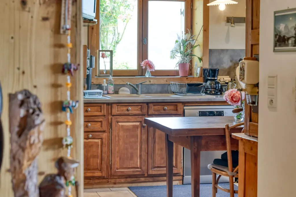 Cucina - Farmhouse with Mont-Blanc View in Sallanches