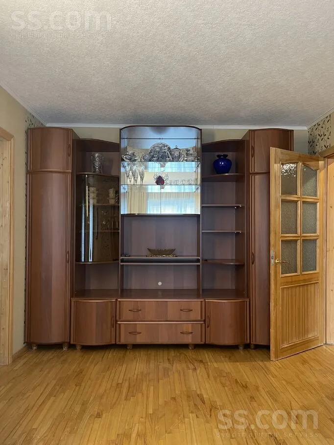 Living Room - 3-Bedroom Flat with Balcony in Riga