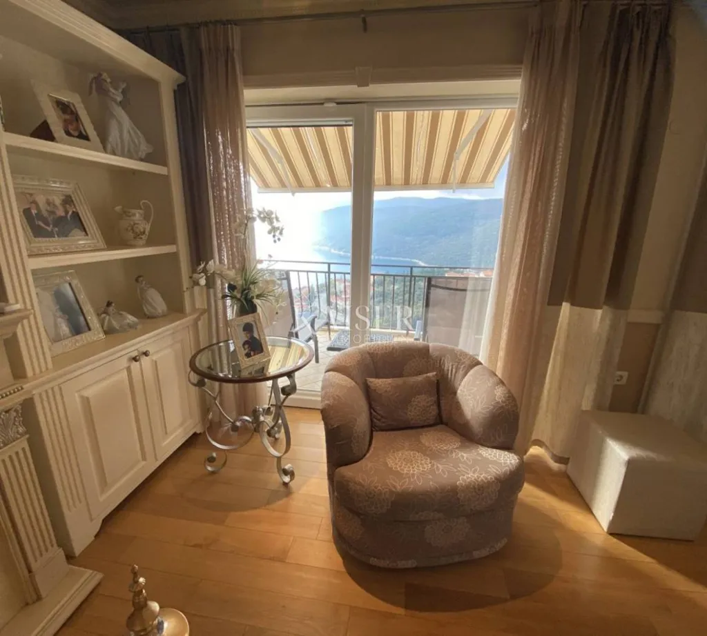 Séjour - Penthouse with Sea View in Rabac, Labin