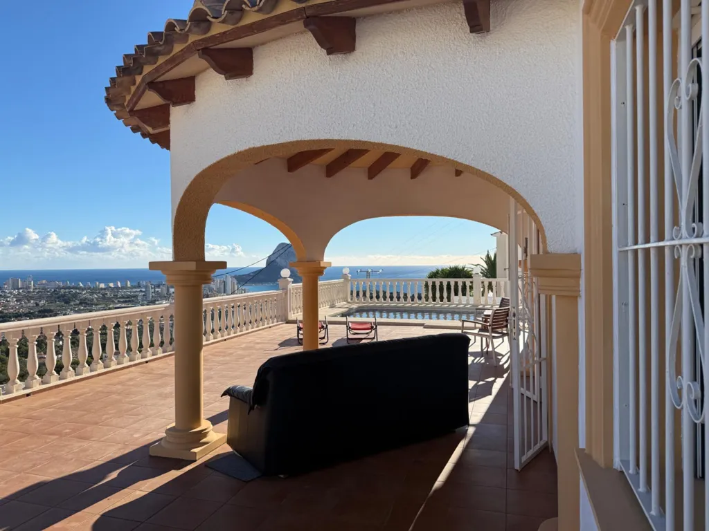 Terrace - Luxury Villa with Sea Views in Calpe