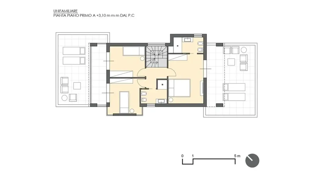 Plaan - Villa with Sea View in Mondello, Palermo