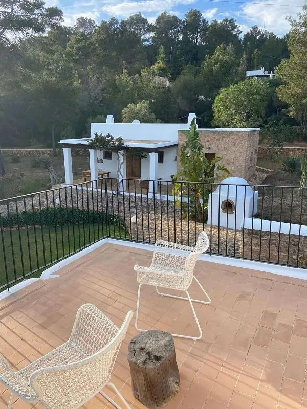 Terrass - Chalet with Pool and Terrace in San Carles