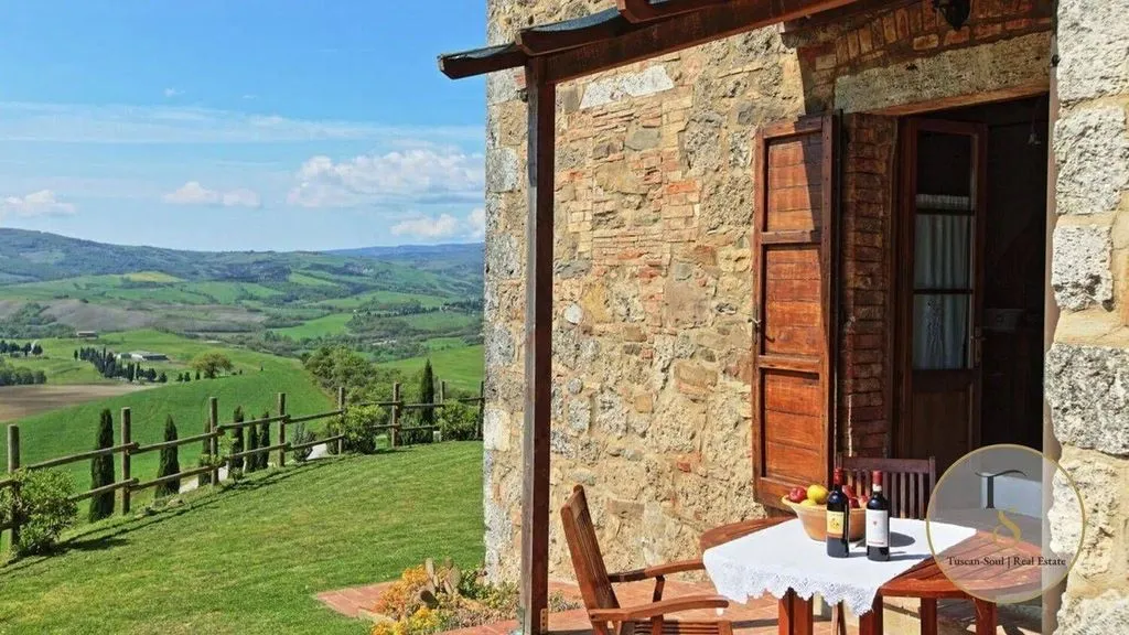 Terrass - Villa with Pool and Val d'Orcia View in Sarteano