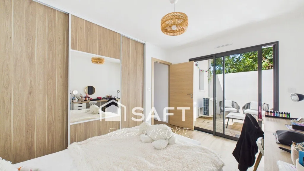 Chambres - Maison Contemporaine avec Piscine à Proximité
