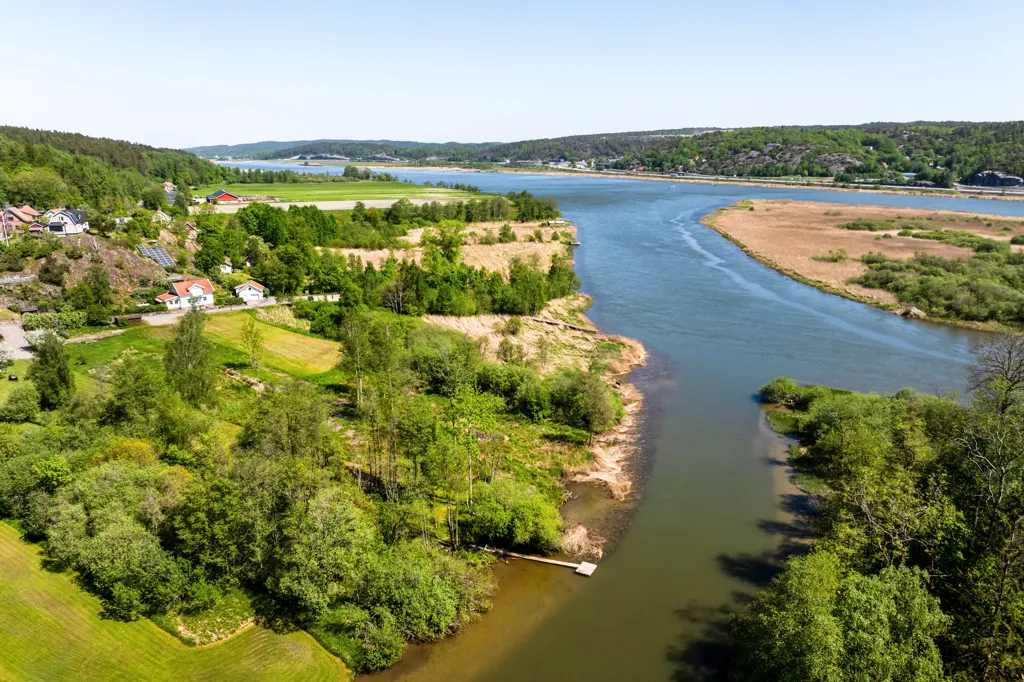 Unique Riverfront Plot with Pier Right in Kungälv