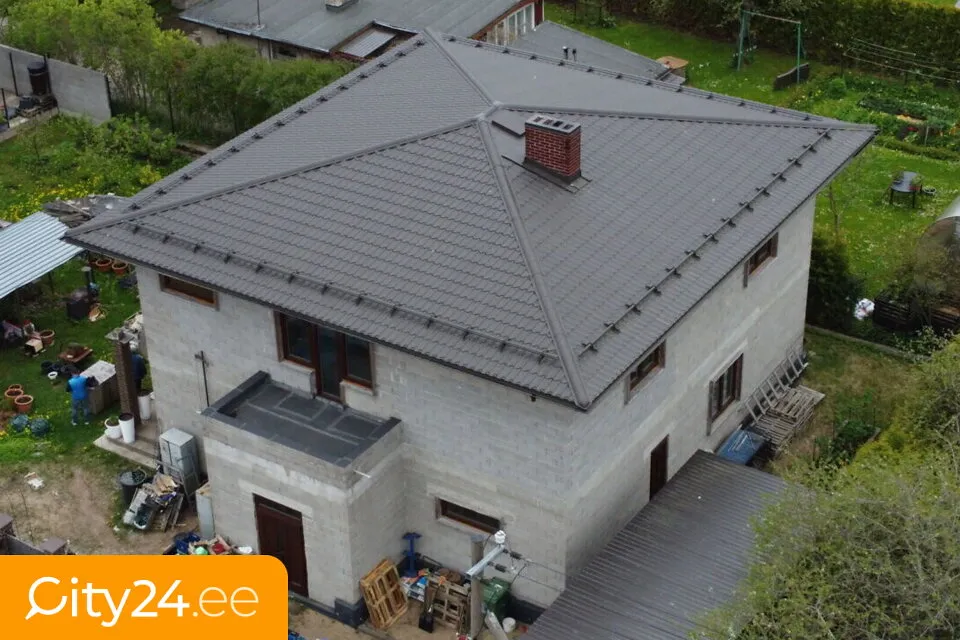 Vista aerea - Semi-Constructed House with Strong Construction in Quiet Area
