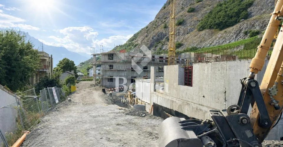 Jardín - Apartment with Mountain and Garden Views in Ardon