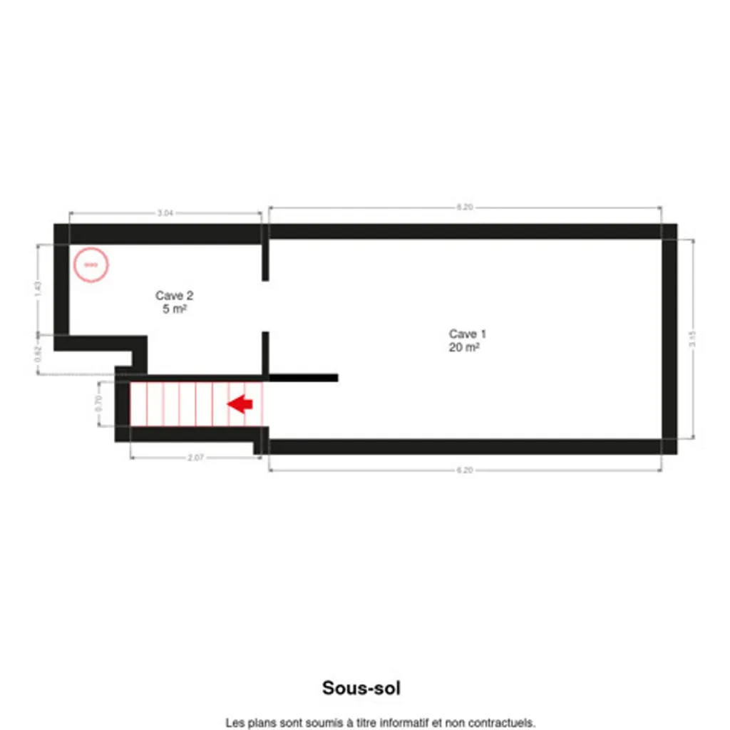 Planimetria - Modern House with Terrace in Donceel