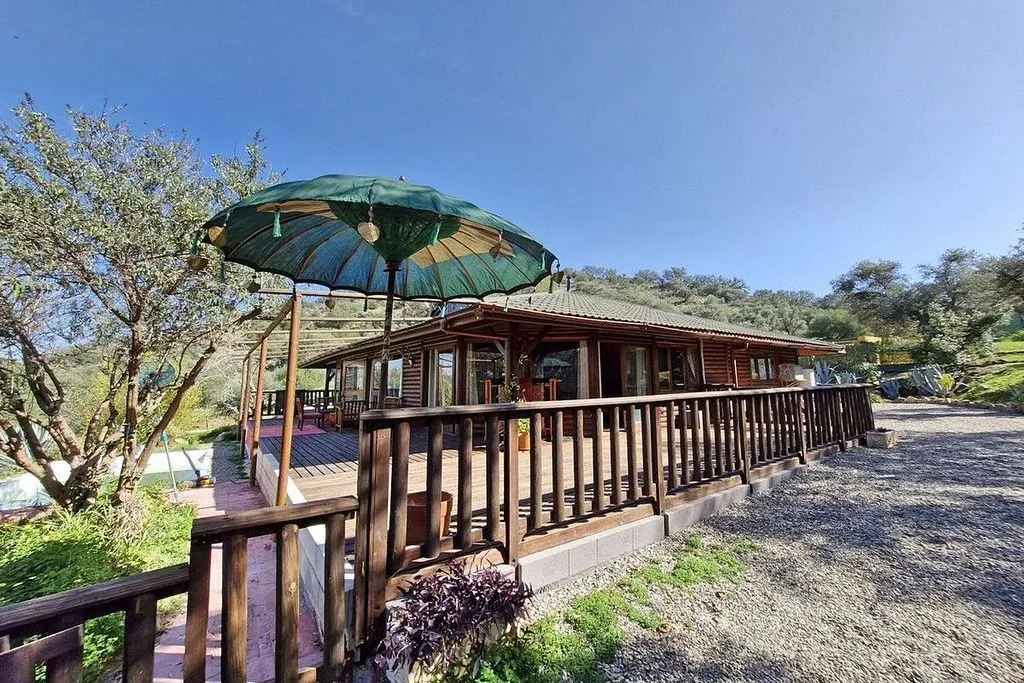 Terrace - Rustic Cottage with Pool in Coín