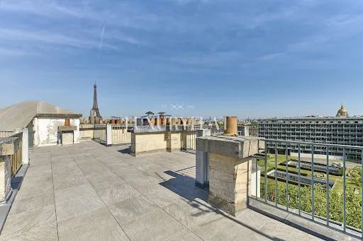 Terrasse - Appartement Rénové avec Terrasse à Paris 7ᵉ