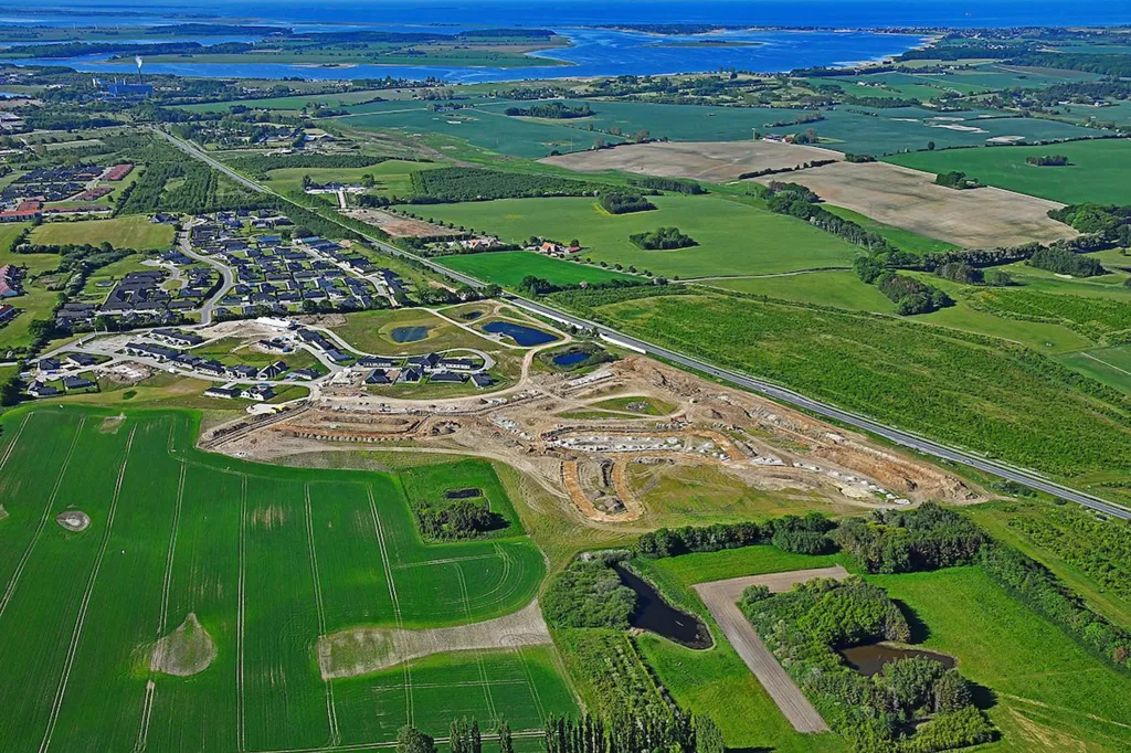 Vue aérienne - Plot with Choice of Builder in Næstved