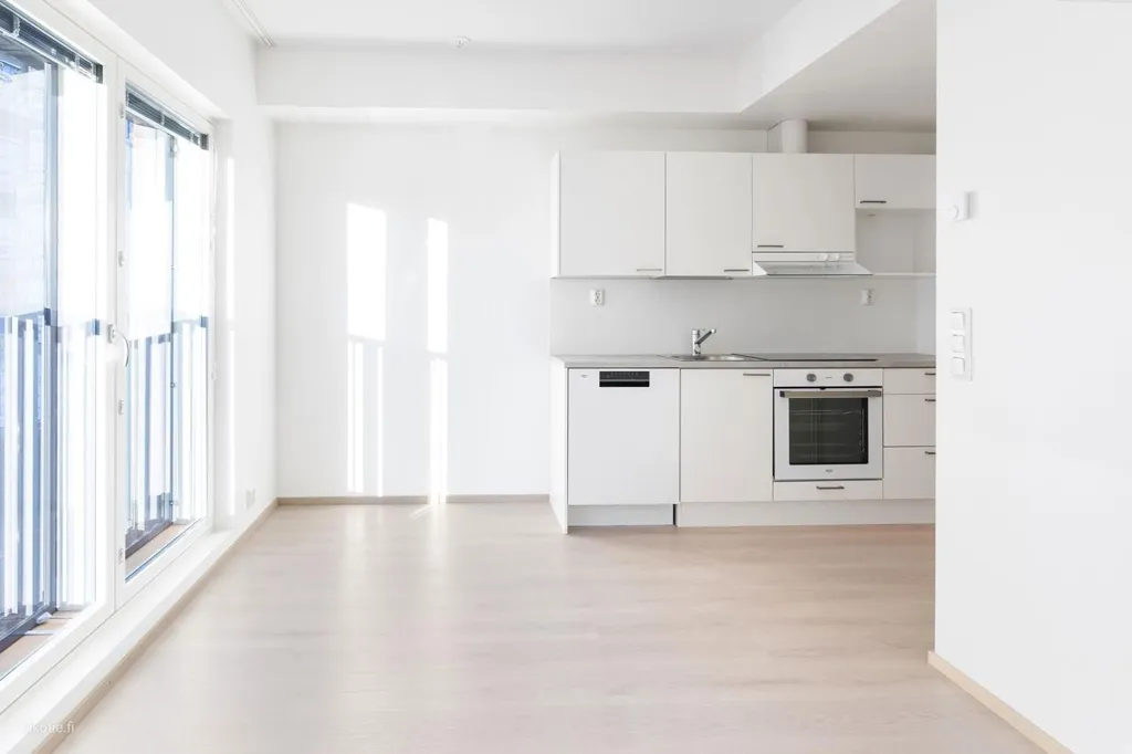 Cucina - Studio Flat with Balcony in Linnakaupunki, Turku
