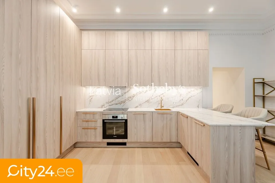 Cuisine - Studio Apartment with Historical Charm in Riga Centre