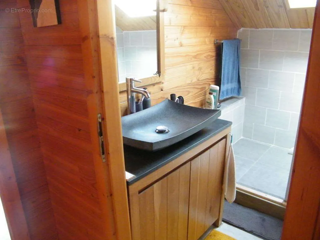 Salles de bain - Chalet avec Vue Montagne à Ancelle