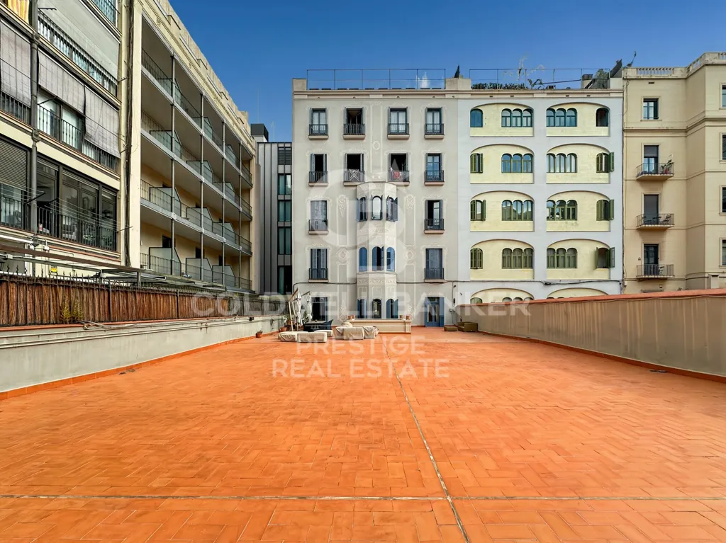 Terrass - Flat with Large Terrace in Eixample, Barcelona